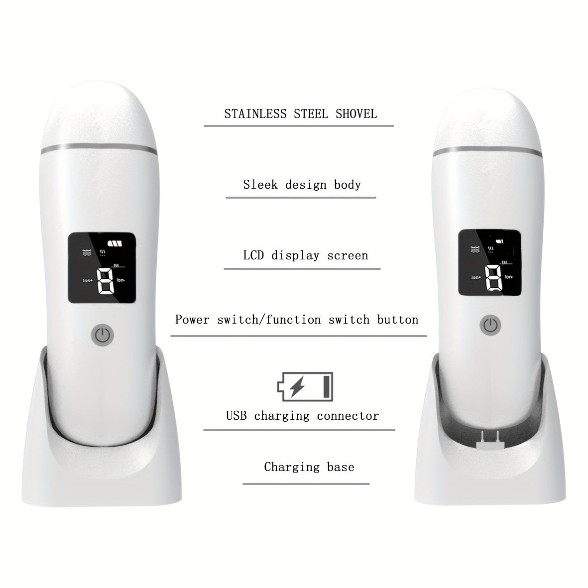 UBS Charging Facial Electric Cleansing Brush, Beauty Cleansing Spatula