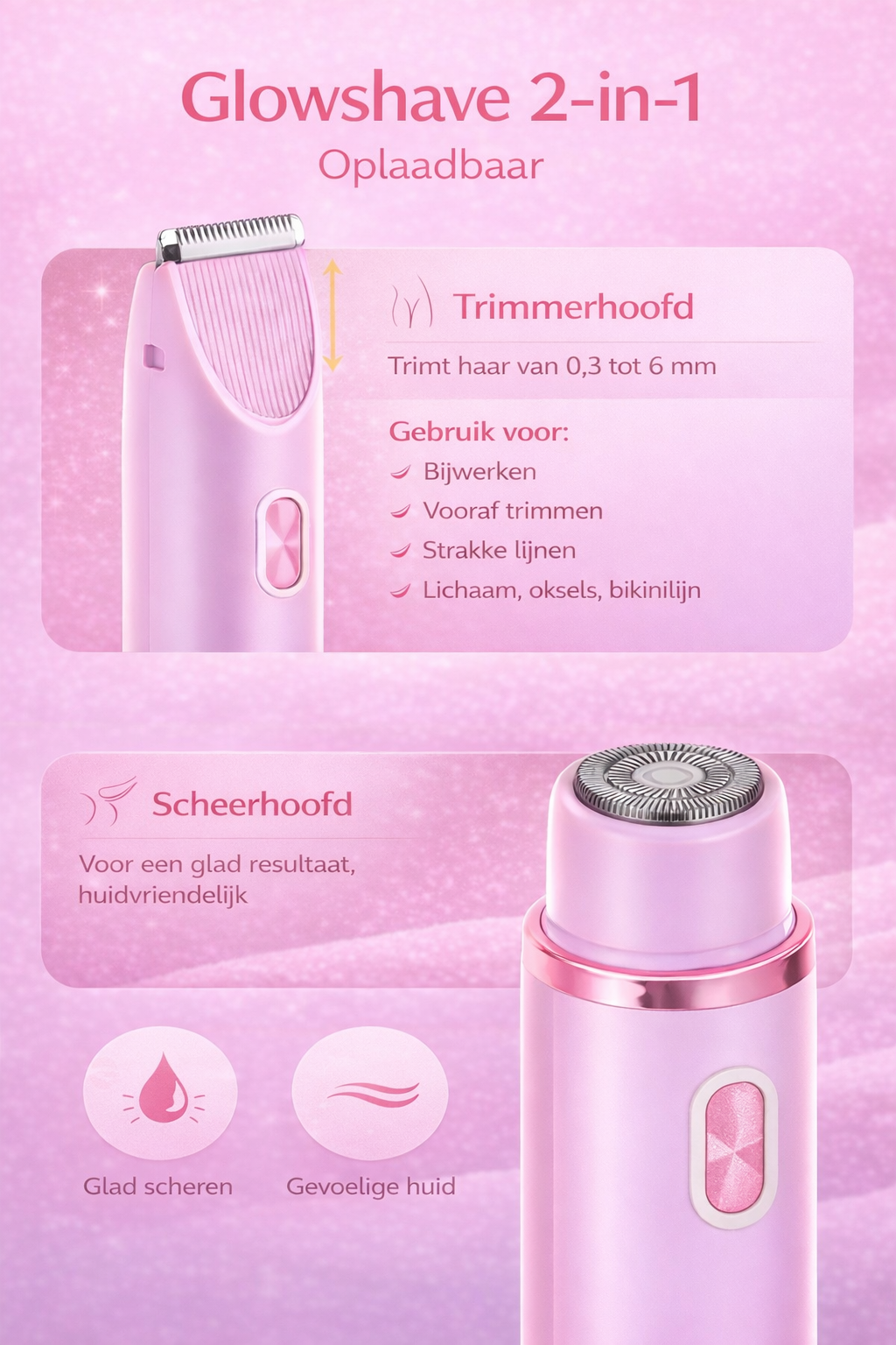 Auracure™ Glowshave 2-in-1